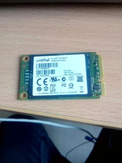 Лот: 8218150. Фото: 1. SSD m-sata 32 gb. SSD-накопители