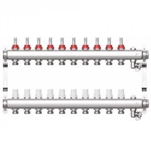 Лот: 17746674. Фото: 1. Коллектор STI на 10 выходов с... Тёплый пол