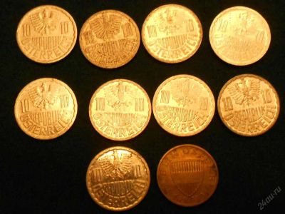Лот: 5887778. Фото: 1. Австрия 10 монет. См . описание... Германия и Австрия