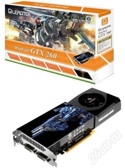 Лот: 664999. Фото: 1. Leadtek GeForce GTX 260 (896 Mb... Видеокарты