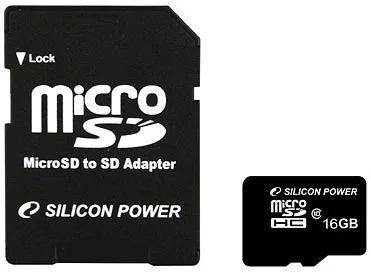 Лот: 4423549. Фото: 1. Карта памяти Micro SDHC Silicon... Карты памяти