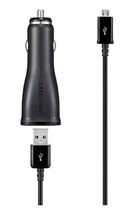 Лот: 4547882. Фото: 1. Автомобильное З/У - microUSB Samsung... Зарядные устройства, блоки питания, адаптеры сетевые для смартфонов