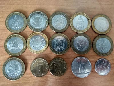 Лот: 14794446. Фото: 1. Набор юбилейных монет начинающему... Россия после 1991 года