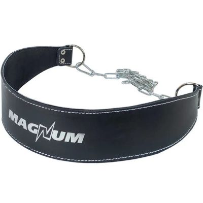 Лот: 22369079. Фото: 1. Пояс атлетический с цепью Magnum... Другое (тяжелая атлетика)