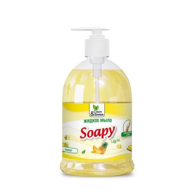 Лот: 20583379. Фото: 1. Жидкое мыло "Soapy" эконом "Ананас... Бытовая химия