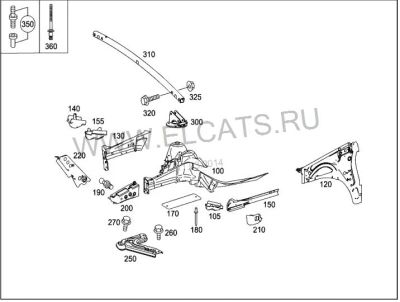 Лот: 3822725. Фото: 1. Mercedes (Мерседес) лонжерон. Кузов