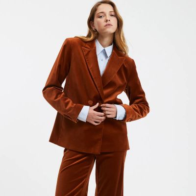 Лот: 24305472. Фото: 1. Бархатный LaRedoute. Пиджаки, жакеты, жилеты