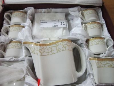Лот: 7862005. Фото: 1. Кофейный сервиз 50. Сервизы, наборы посуды