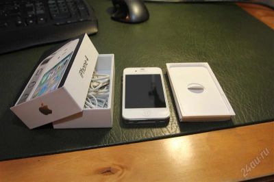 Лот: 2533243. Фото: 1. apple iphone 4 16gb, белый, идеальное... Смартфоны