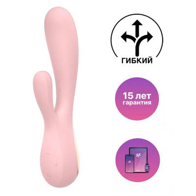 Лот: 24255656. Фото: 1. Вибратор-кролик Satisfyer Mono... Игрушки