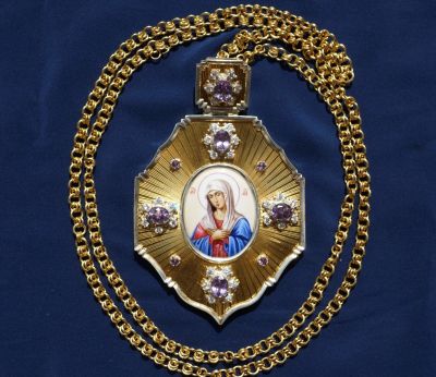 Лот: 17954202. Фото: 1. Оригинальная архиерейская Панагия... Ювелирные изделия