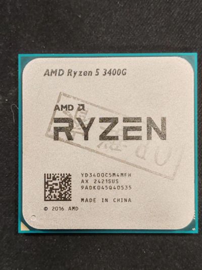 Лот: 25441027. Фото: 1. Процессор AMD Ryzen 5 3400G am4... Процессоры