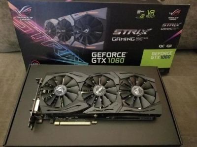 Лот: 17439567. Фото: 1. Видеокарта asus geforce GTX 1060... Видеокарты