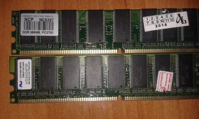 Лот: 9991857. Фото: 1. Оперативная память DDR1 256Mb... Оперативная память