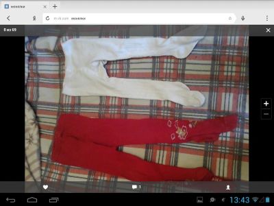 Лот: 7063403. Фото: 1. Колготки 3. Носки, колготки
