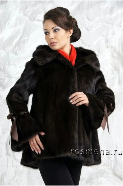 Лот: 3859973. Фото: 1. Шикарная черная норковая шуба... Верхняя одежда