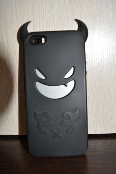 Лот: 7476028. Фото: 1. Чехол Iphone 5/5s клип-кейс резиновый... Чехлы, бамперы