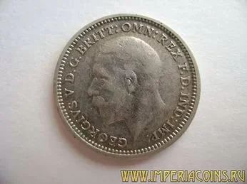 Лот: 8649570. Фото: 1. 3 пенса 1935г. Великобритания... Великобритания и острова