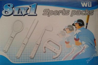 Лот: 2509406. Фото: 1. Sports Packs 8 in 1 Nintendo Wii... Аксессуары для игровых приставок, консолей, геймпады