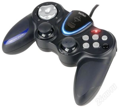 Лот: 551157. Фото: 1. Saitek P990 Dual Analog Pad. Рули, джойстики