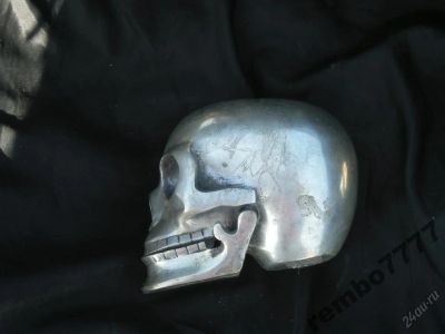 Лот: 5822469. Фото: 1. череп.бронза.14см.европа.скелет... Скульптуры
