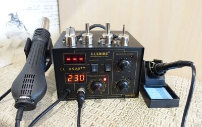 Лот: 16655264. Фото: 1. Новая паяльная станция Saike 852D... Радиолюбительский инструмент
