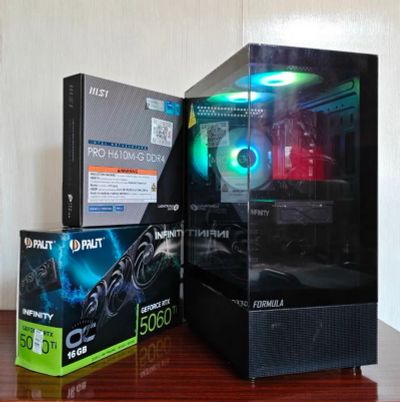Лот: 25623444. Фото: 1. Мощный игровой Пк RTX 5060 TI... Компьютеры в сборе
