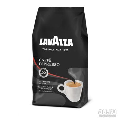 Лот: 9982826. Фото: 1. Lavazza Coffee Espresso 1kg кофе... Чай, кофе, какао