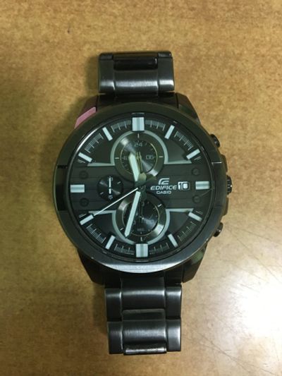 Лот: 11590492. Фото: 1. casio edifice efr 543bk 1a8. Оригинальные наручные часы