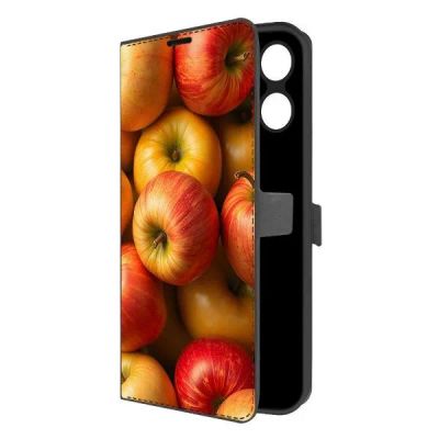 Лот: 25541806. Фото: 1. Чехол Krutoff Eco Book "Яблоки... Чехлы, бамперы