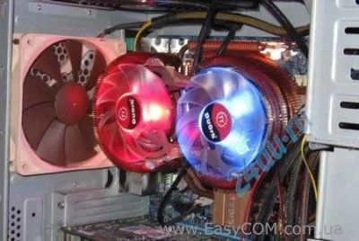 Лот: 715113. Фото: 1. Кулер Thermaltake DuOrb CPU (CL-P0464... Системы охлаждения