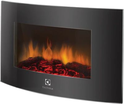 Лот: 11489507. Фото: 1. Черный электрокамин Electrolux... Обогреватели бытовые
