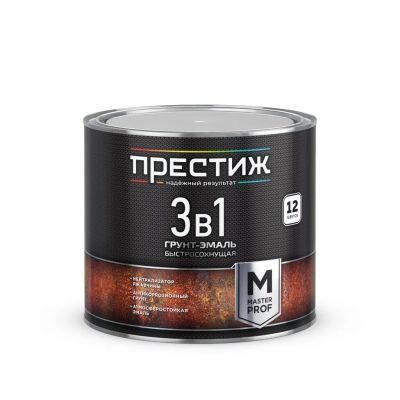 Лот: 24085022. Фото: 1. Грунт-эмаль Престиж, Мастер, по... Краски, лаки, растворитель
