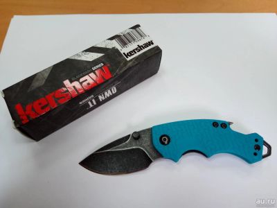 Лот: 9242346. Фото: 1. Нож Kershaw Shuffle I Teal. Ножи, топоры