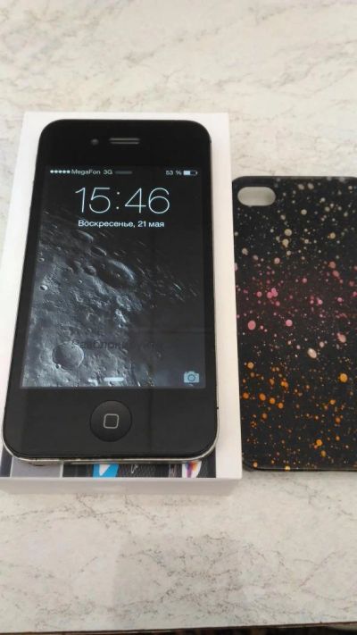 Лот: 9706011. Фото: 1. iPhone 4S black. Смартфоны