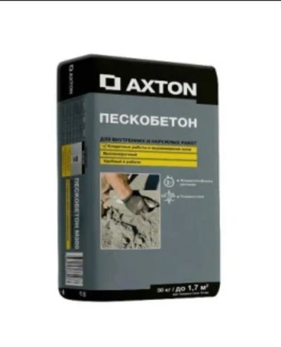 Лот: 24080062. Фото: 1. Пескобетон axton. Смеси, шпатлевки, цемент