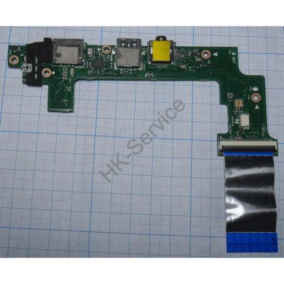 Лот: 8895049. Фото: 1. Плата usb + lan + звук для нетбука... Платы расширения, контроллеры, доп. порты