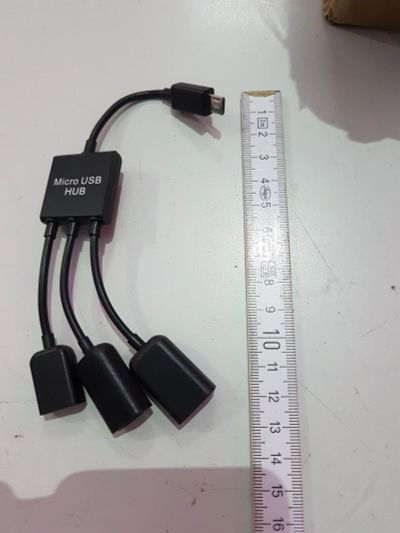 Лот: 12088432. Фото: 1. micro usb hab новый.магазин. Дата-кабели, переходники