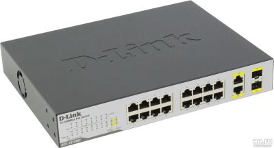 Лот: 8951018. Фото: 1. Коммутатор D-Link PoE Switch DES-1018MP. Коммутаторы