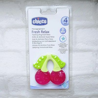 Лот: 11121683. Фото: 1. Chicco прорезыватель Вишня, 4... Для младенцев