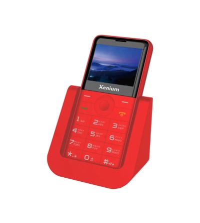 Лот: 25026855. Фото: 1. Сотовый Xenium X700 Red 2sim/2... Кнопочные мобильные телефоны