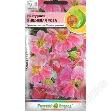 Лот: 2701071. Фото: 1. Настурция Вишневая роза(семена... Другое (семена, рассада, садовые растения)