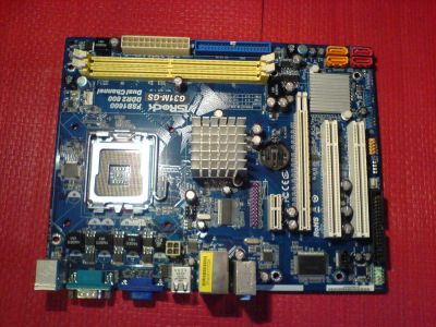 Лот: 4302342. Фото: 1. asrock g31m-gs. Материнские платы