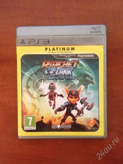 Лот: 2569002. Фото: 1. Ratchet and clank a crack in time... Игры для консолей