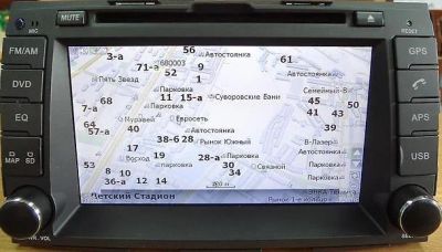 Лот: 3223381. Фото: 1. Автомагнитола Kia sportage GPS. Автомагнитолы