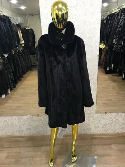 Лот: 10813222. Фото: 1. Шуба Норковая blackglama Размер... Верхняя одежда