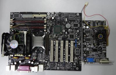 Лот: 11717892. Фото: 1. Комплект Intel D865 Perl + Intel... Комплекты запчастей