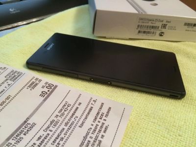 Лот: 4792279. Фото: 1. Sony Z3 Dual (2 Сим). Черный... Смартфоны