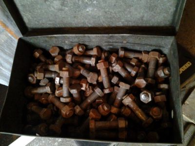 Лот: 5840051. Фото: 1. Болт М16, новый, с гайками, длина... Крепёж