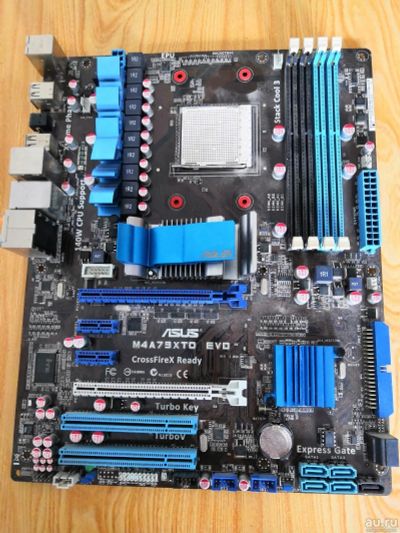 Лот: 13726380. Фото: 1. Материнская плата ASUS M4A79XTD... Материнские платы
